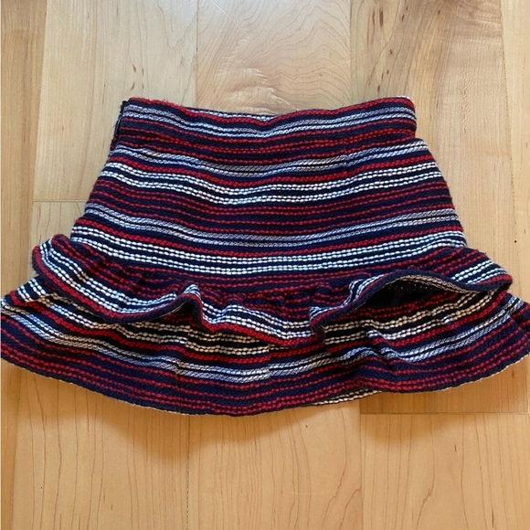 Janie and Jack Boucle Tiered Holiday Christmas Ruffle Skirt - Picture 2 of 8